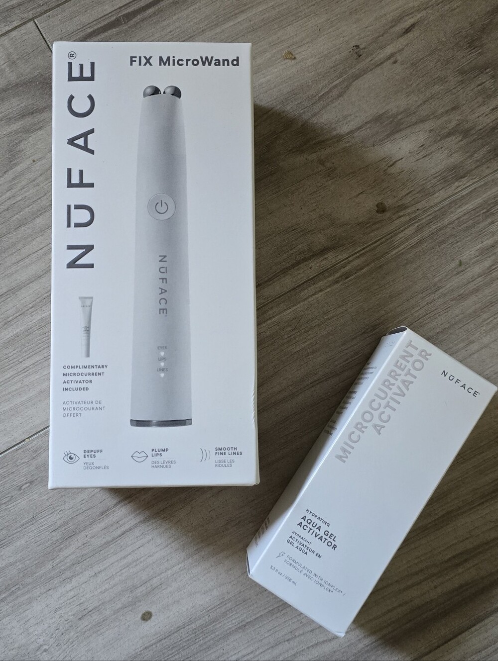 NEW In BOX-NuFACE FIX MicroWand in White with Microcurrent Activator